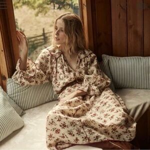 Doen Rietta Maxi Dress in Wildflower Whisper size S